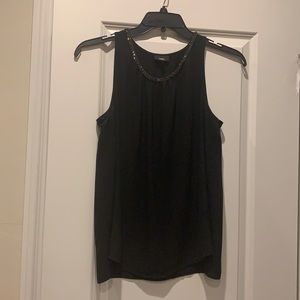 Sparkle Collar Tank Top